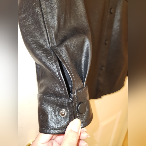 DYNAMITE - Faux Leather Light Coat - Picture 4 of 4